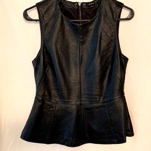 Faux Leather Quinn Top